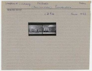 Straßenansichten. Berlin, Lichtenberg, Friedrichsfelde, Volkradstraße