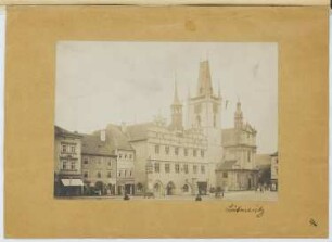Rathaus, Leitmeritz: Ansicht (aus: Skizzen- und Fotoalbum 21)
