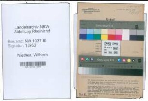 Entnazifizierung Wilhelm Niethen , geb. 30.01.1905 (Angestellter)