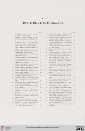 II. Indice delle illustrazioni