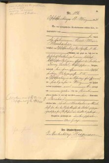 Standesamtsbuch der Stadt Aschaffenburg: Geburten 365/1900 - 184/1901