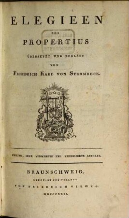 Elegieen des Propertius