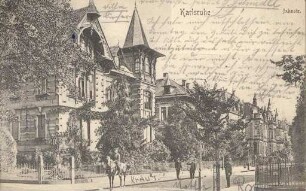 Postkartenalbum. "Karlsruhe". Jahnstraße