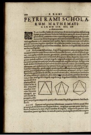 Petri rami scholarum mathematicarum. Lib XII.