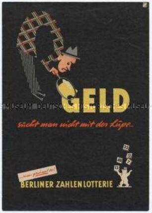Informations- und Werbeblatt der (Ost)-Berliner Zahlenlotterie