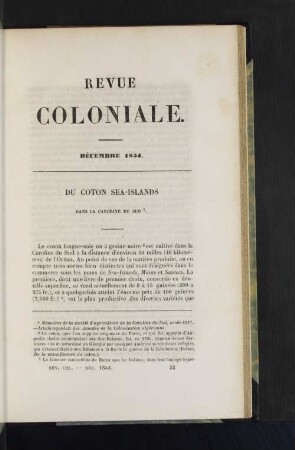 Du coton Sea-Islands
