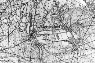 Hermsdorf. Reichskarte, 1:100.000, Einheitsblatt Nr. 89, 1922