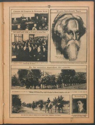 El poeta Rabindranath Tagore - [Ilustración]