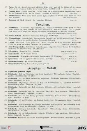 Textilien (Nr. 475-483)