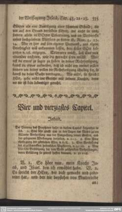 Vier und vierzigstes Capitel