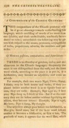 A compendium of the Chinese grammar