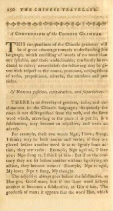 A compendium of the Chinese grammar