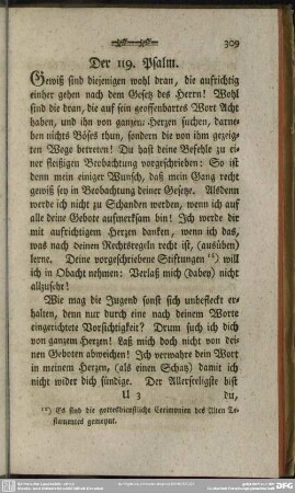 Der 119. Psalm