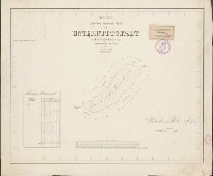 Plan über den Gemeinde-Wald von Unterwittstadt auf dortiger Gemarkung