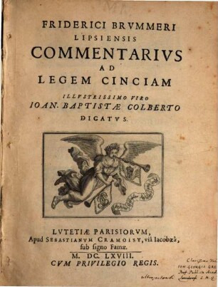 Commentarius ad legem Cinciam