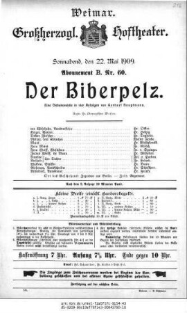 Der Biberpelz