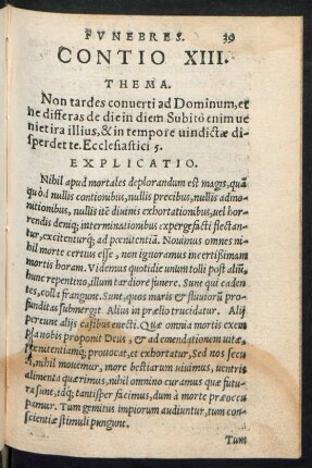 Contio XIII.