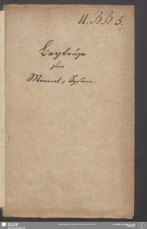 Beyträge zum Mineral-System