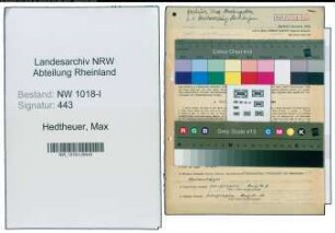 Entnazifizierung Max Hedtheuer , geb. 13.10.1907 (Stadtinspektor)