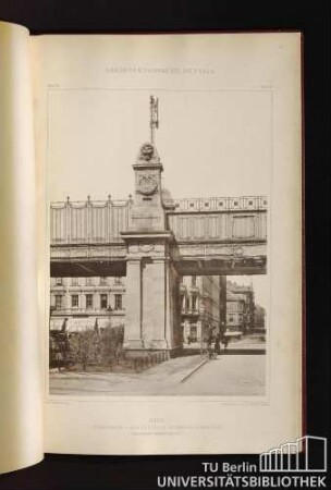 Tafel 86. Wien. Stadtbahn, Haltestelle Währingerstrasse, Strassenüberführung