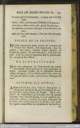 Pensée De la Bruyère