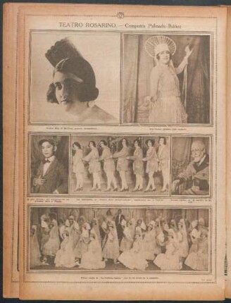 Teatro rosarino.- Compañía Palmada-Ibáñez