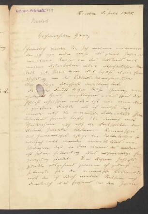 Brief an Jacob Grimm : 05.07.1855-24.05.1861
