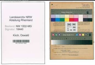 Entnazifizierung Oswald Kirch , geb. 02.04.1910 (Kraftfahrer)