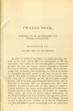 Tweede boek. Schetsen uit de geschiedenis van Nederlandsch-Indie