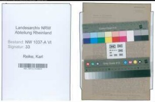 Entnazifizierung Karl Reike , geb. 05.02.1900 (Verwaltungsrat)