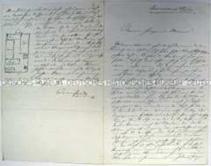 Brief von Bernhard Rostosky an seine Frau