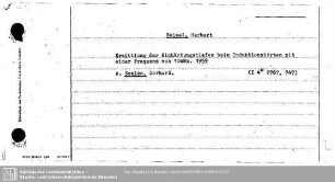 Geisel, Herbert
