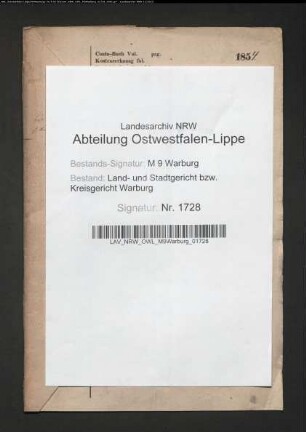 Erblasser: Höwel, Elisabeth, geb. Gocke: