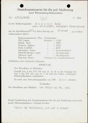Hauser, Hans