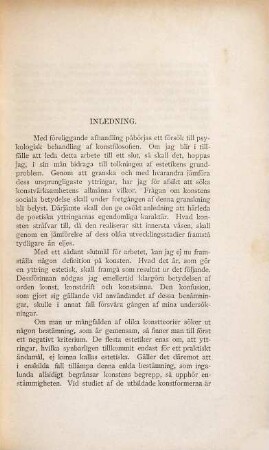 Förstudier till en konstfilosofi på psykologisk grundval