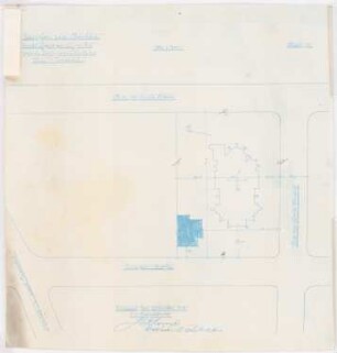 St. Liborius (mit Pfarrhaus), Dortmund-Körne: Lageplan mit Pfarrhaus 1:500
