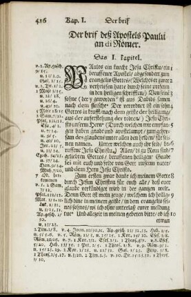 Der brif deß Apostels Paulu an di Römer.
