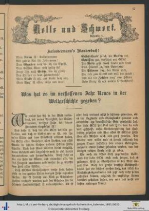 Kalendermann’s Wanderbuch!