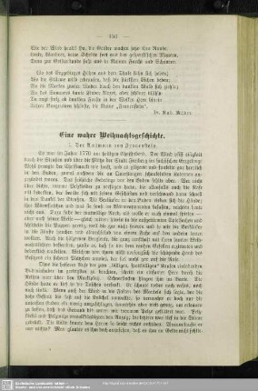Eine wahre Weihnachtsgeschichte