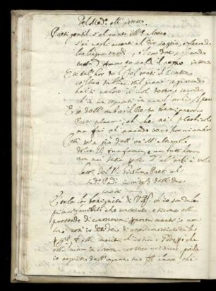 Briefabschrift: von Girolamo Preti (1582-1626)