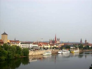 Würzburg: Mainufer und Stadtansicht