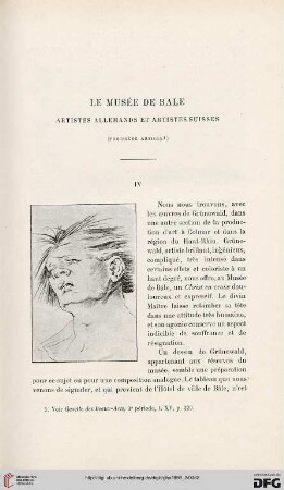 3. Pér. 16.1896: Le Musée de Bâle, 3 : artistes allemands et artistes suisses