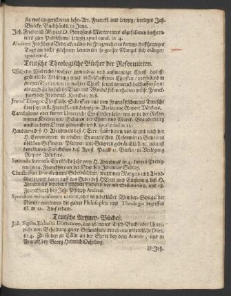 Teutsche Artzney-Bücher.