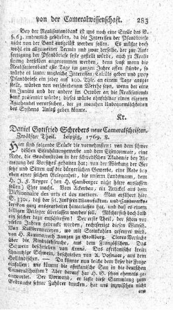 Neue Cameralschriften. T.12.