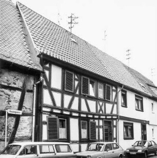 Fachwerkwohnhaus; Seligenstadt, Rosengasse 25