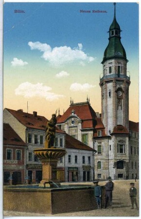 Bilin. Neues Rathaus