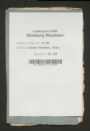 Dem Kloster Rumbeck zuständige Gerechtsame.