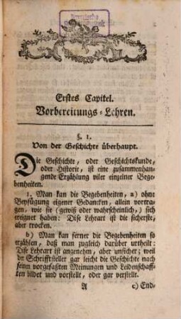 Johann Jacob Mosers, Königlich-Dänischen Etats-Raths, erste Grundlehren der Teutschen Staatsgeschichte : Zur Vorbereitung auf das Teutsche Staatsrecht
