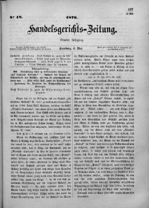 No. 18. 6. Mai 1876