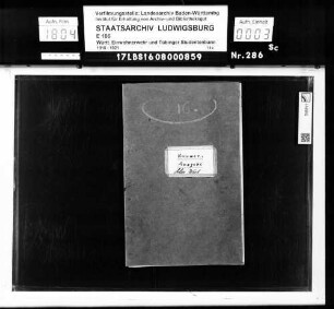 Bann 8/Schar West (Moltkekaserne): Kammerbuch (Ausgabe von Ausrüstung und Bekleidung)